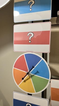 عجلة الألوان للاسئلة المختلفة