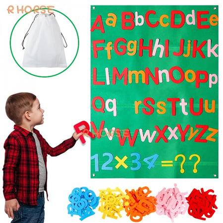 لوحة من الجوخ للاحرف والارقام الإنجليزية