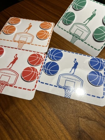 تعزيز المجموعات شكل كرة السلة