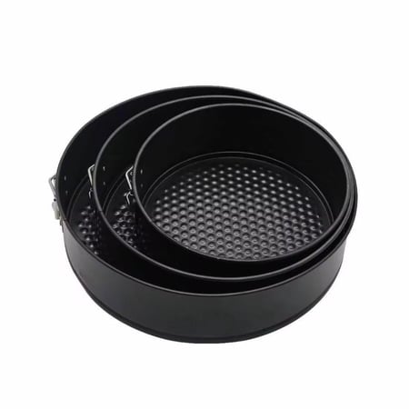 طقم قوالب كيك قفل 3 حبات جودة متوسطة