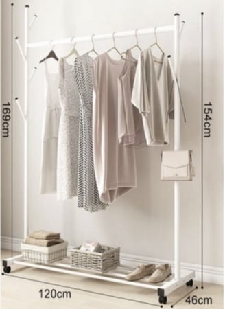 رف تنظيمي بعجلات و عدة مقاسات