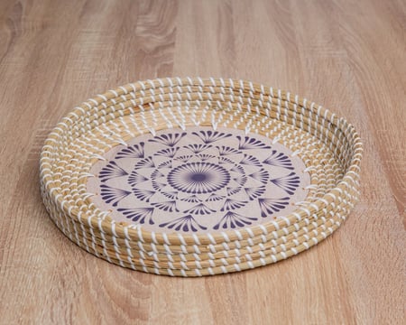 صينية تقديم خزف