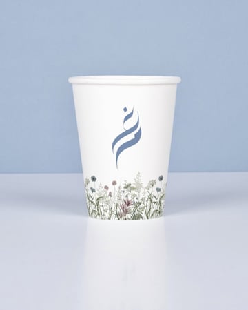 بكج 50 فنجال قهوة ( 4 OZ ) - الثيم حسب الطلب