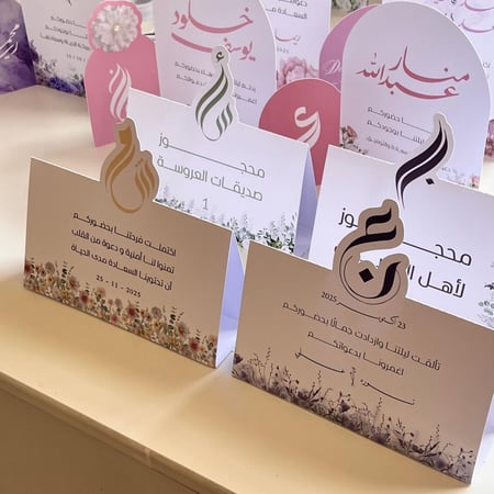 كرت طاولة مثلث - الثيم حسب الطلب