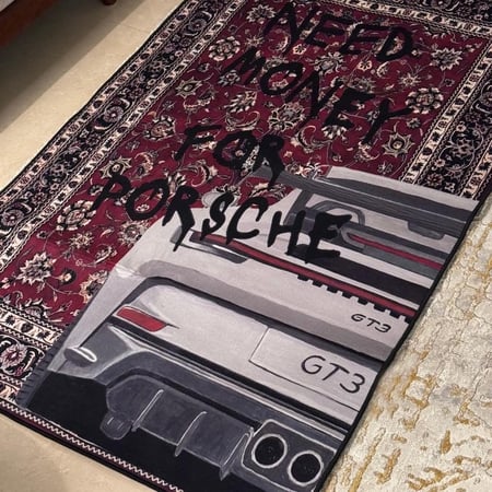 سجادة NEED MONEY "بورش"