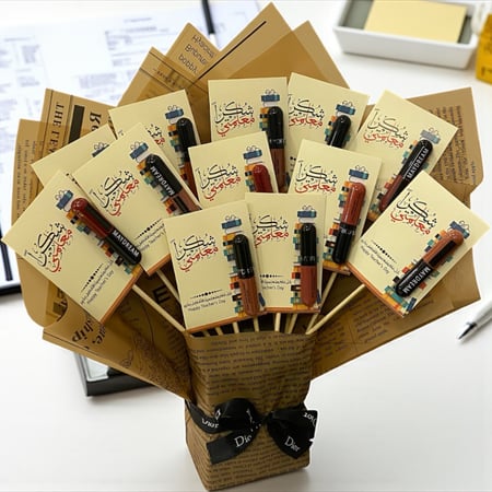 باقة أرواج ليوم المعلم 12 حبة