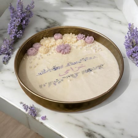 شمعه دائريه بعباره