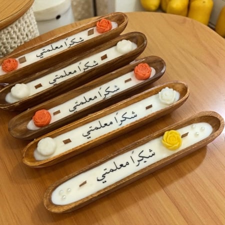 عرض شموع القارب هدية للمعلمة 5 حبات