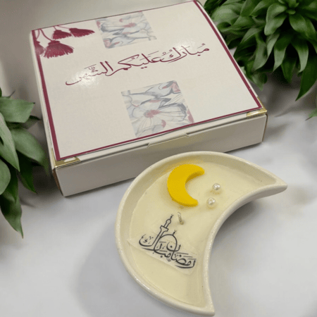 هدية شمعة هلال ببوكس