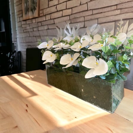 اكرلك  مستطيل استقبال بتنسيق الورد