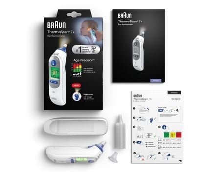 ميزان لقياس درجة الحرارة من داخل الاذن من براون (IRT 6525) +Braun ThermoScan 7