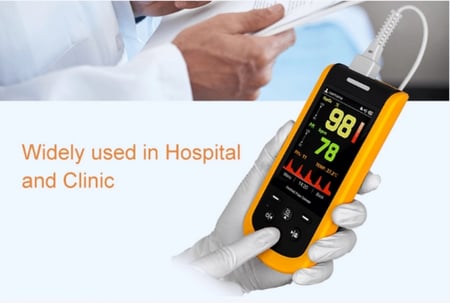 جهاز قياس النبض و نسبه الاوكسجين في الدم بلص اوكسميتر  - Handheld Pulse Oximeter sp-20