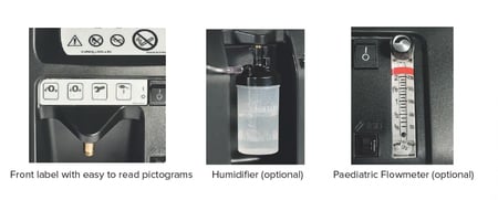 جهاز توليد اكسجين 5 لتر  ديفيليبس امريكي - DeVilbiss Oxygen Concentrator Compact 525