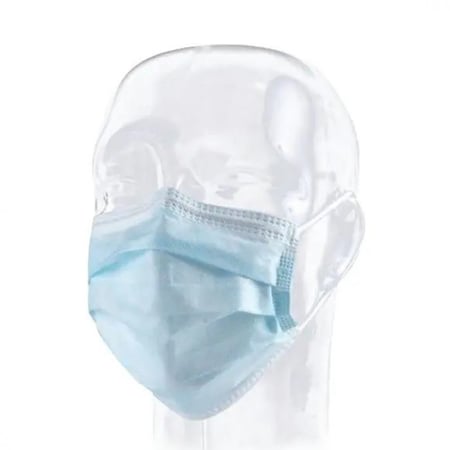 كمامات وجه طبية لون أزرق من ميدلاين - 50 ماسك - MEDLINE Medical Face Mask