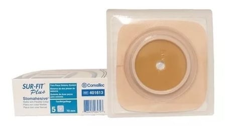 قاعدة اخراج كونفاتيك مقاس ( 45 & 57 & 70 ملم  ) عبوة 5 حبة - ( mm 45 & 57 & 70 ) ConvaTec SUR-FIT Stomahesive