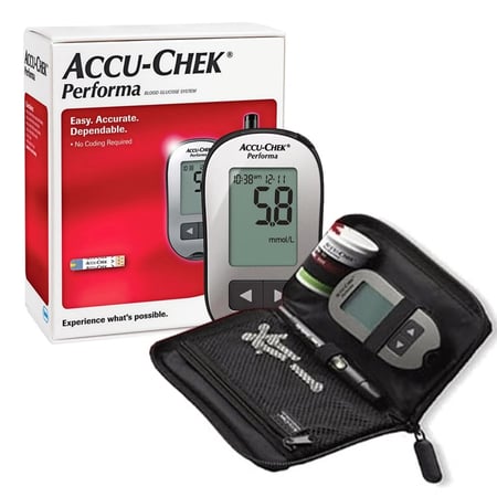 جهاز قياس السكر في الدم من اكيوتشيك بيرفورما - ACCU-CHEK Performa