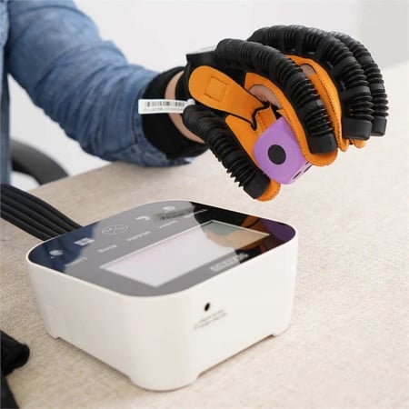 قفازات إعادة التأهيل الروبوتية الناعمة اللينة - Syrebo-HRC12