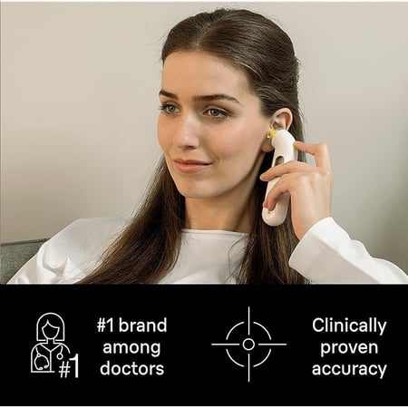 ميزان لقياس درجة الحرارة من داخل الاذن من براون - Braun ThermoScan 3 (IRT 3030)