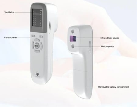جهاز كاشف الأوردة بالأشعة تحت الحمراء