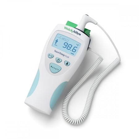 ترمومتر قياس درجة الحرارة حائطي والش ألين أمريكي مع الاستاند - Welch Allyn - SureTemp Plus 692