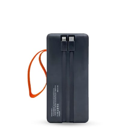 شاحن متنقل باور بانك 50000 مللي أمبير مع شاحن ايفون وتايب سي مدمج