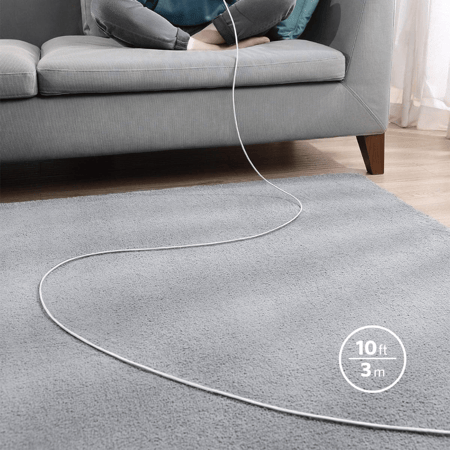 كابل Anker USB-C إلى USB-C بقوة 100 واط - شحن سريع - نايلون مضفر - لون