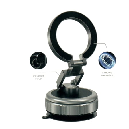 حامل الهاتف المغناطيسي للسيارة - قاعدة تثبيت قوية بتقنية الشفط