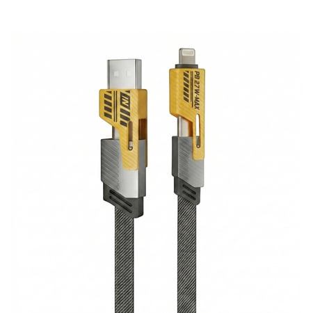 عرض الشحن المتعدد 4 كيابل مضفرة مقاومة للقطع قماش عالي الجودة بطول متر