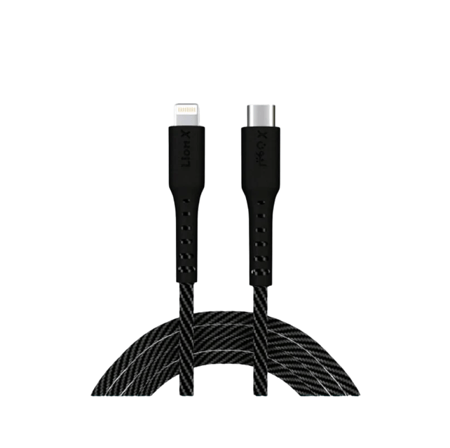 كيبل ايفون PD قماش بطول مترين من LION -X