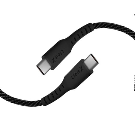 3 قطع من ليون إكس شاحن جداري و2 كيبل بي دي