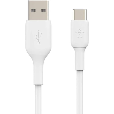 بيلكين بوست تشارج كابل USB-C إلى USB-A - طول 2 متر - أبيض