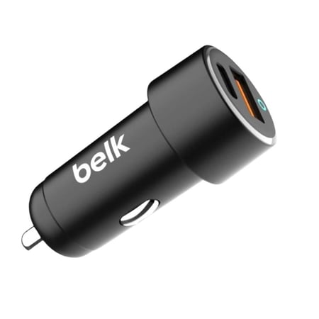 Belk- فيش سيارة ثنائي 53W PD بمدخلين PD ومدخل يو اس بي ضمان سنتين