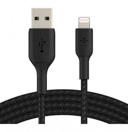 بلكن كيبل ايفون طول 3 متر USB معتمد من ابل