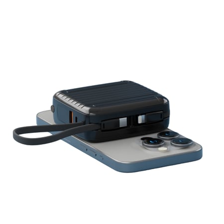 بطارية متنقلة بسعة 10,000 مللي أمبير خفيفة وأنيقة مع كفاءة شحن عالية