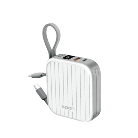 باور بانك محمول بسعة 10,000 مللي أمبير بتصميم أنيق يشبه حقيبة السفر