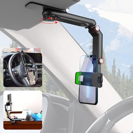 حامل هاتف السيارة العالمي القابل للدوران 360 درجة من Car Vision
