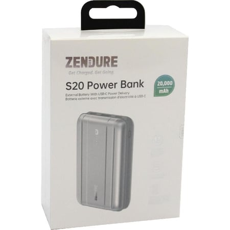 بطارية S20 20000mAh محمولة بـ 3 منافذ