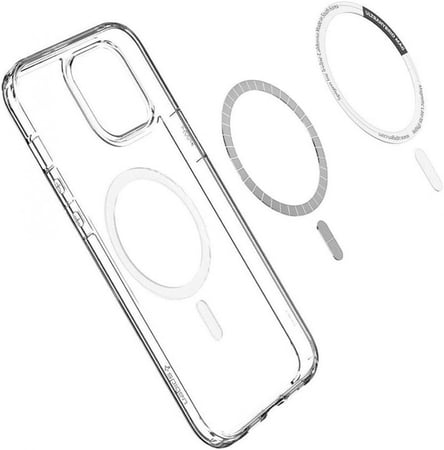 حافظة ايفون نحيفه سليم شفافة مع تقنية الشحن اللاسلكي