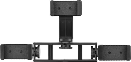 حامل موبايل ثلاثي تي ار محول افقي عمودي للموبايل والبث المباشر للفيديو