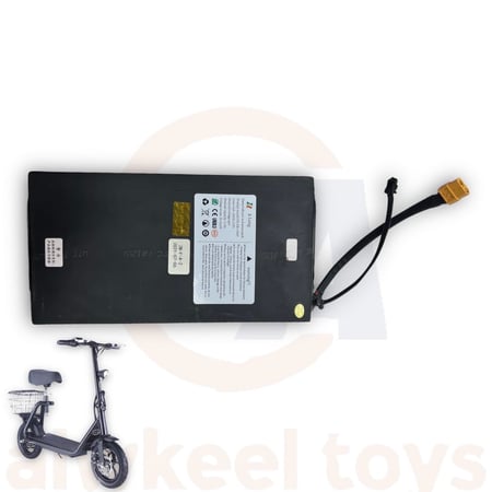 بطارية سكوتر كهربائي 48 فولت سلة