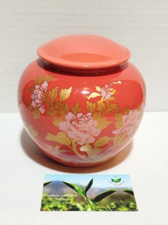 حافظة شاي خزف كبيرة ( لاحظ الحجم بالنسبة للكرت ) 3 | 3 Tea keeper (L)