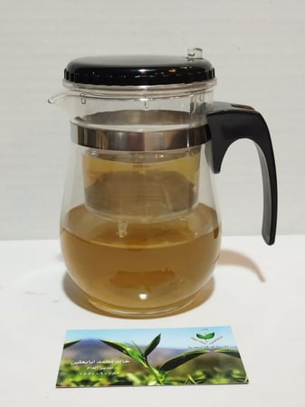 كوب زجاج سادة  (500مل) ومصفاة ضغط منفصله | Glass cup with pressing filter (500ml)