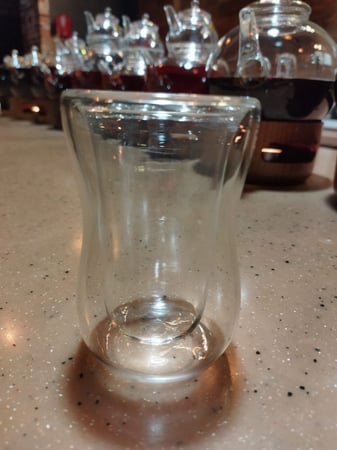 استكانة دبل سادة كبيرة (110مل) 20 | 20 Estakana double layer (110ml)