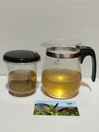 كوب زجاج سادة  (500مل) ومصفاة ضغط منفصله | Glass cup with pressing filter (500ml)