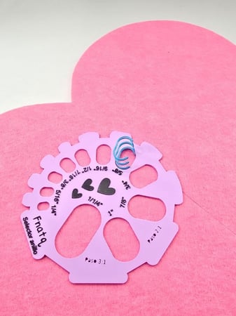 مسطرة مقاسات cinch & rayson