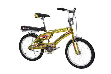 v – سيكل رامبو السفير الاصلي مقاس 20 إنش  جنوط ألومنيوم، كفرات هوائية، فرامل أمامية وخلفية، مقعد طبي مريح – مواصفات اندونسي– من السفير تويز