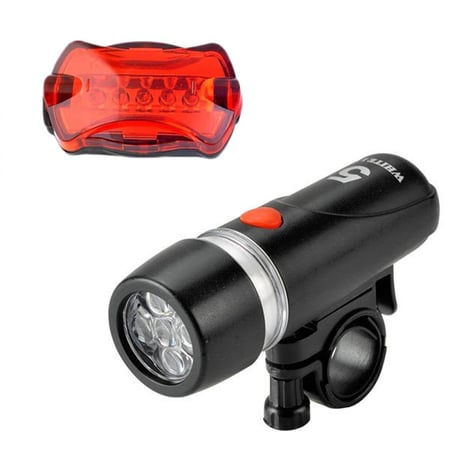 إضائة أمامية LED  وخلفية للسيكل