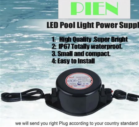 محول كهربائي 100 وات 12 فولت ووتر بروف