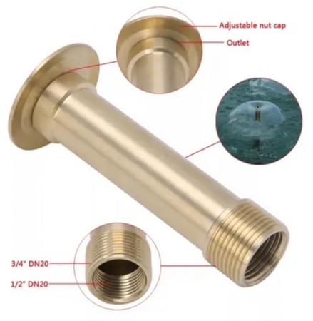 رؤوس كروية  نحاسية