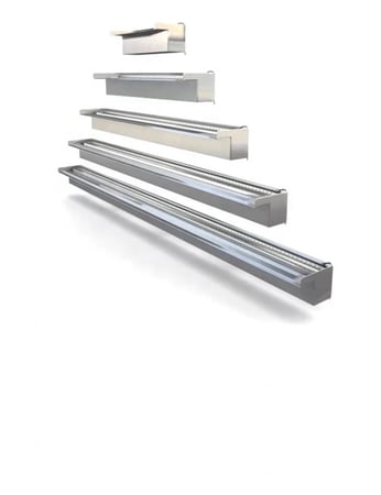 مصب شلال استيل مفتوح/ مغلق مقاس  50 cm